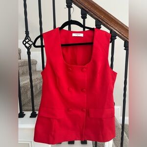 NWT Commense Red Vest-Size XL